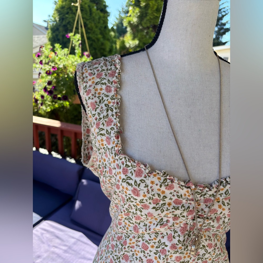 Reformation Multicolor Floral Maxi Dress Size :L - Picture 6 of 12